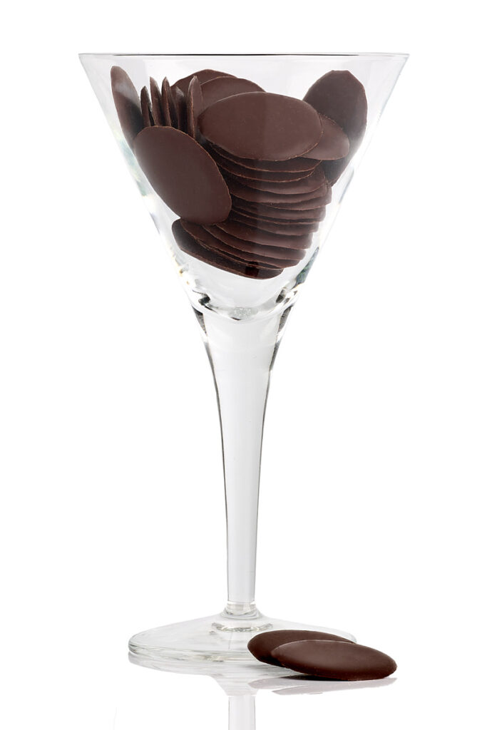 Små lækkerier 92,5 % Mørk Chokolade Mint fra Frederiksberg chokolade